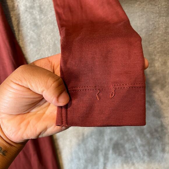 Peruvian Connection Women’s Classic T-Neck Dress Size‎ XS Burnt Orange - Picture 7 of 8